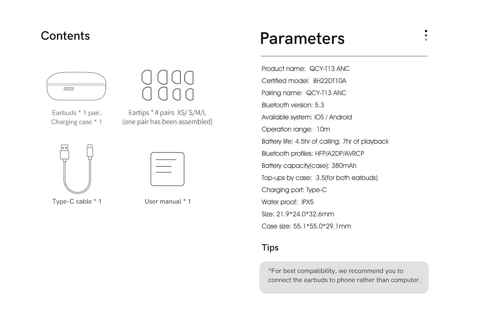 QCY T13 ANC ( HT06 ANC )-Black 15_qcybd_qcybangladesh_deximpo QCY Bangladesh T13 ANC HT06 ANC 16_qcybd_qcybangladesh_deximpo