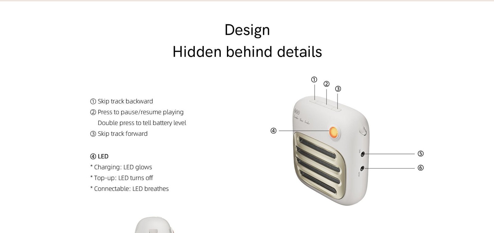 QCY MX1 Portable Voice Amplifier Wireless Bluetooth Speaker