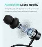 QCY C2 Neckband Earphone Bluetooth 5.2 - Image 2