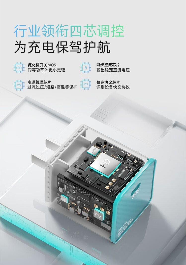 QCY Latest 45W Mini GaN Fast Charger 6_qcybd_qcybangladesh_deximpo QCY Latest 45W Mini GaN Fast Charger 5_qcybd_qcybangladesh_deximpo